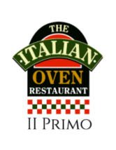 Logo of Italian Oven Restaurant in Somerset, Pennsylvania, featuring stylized pizza oven and classic Italian typography